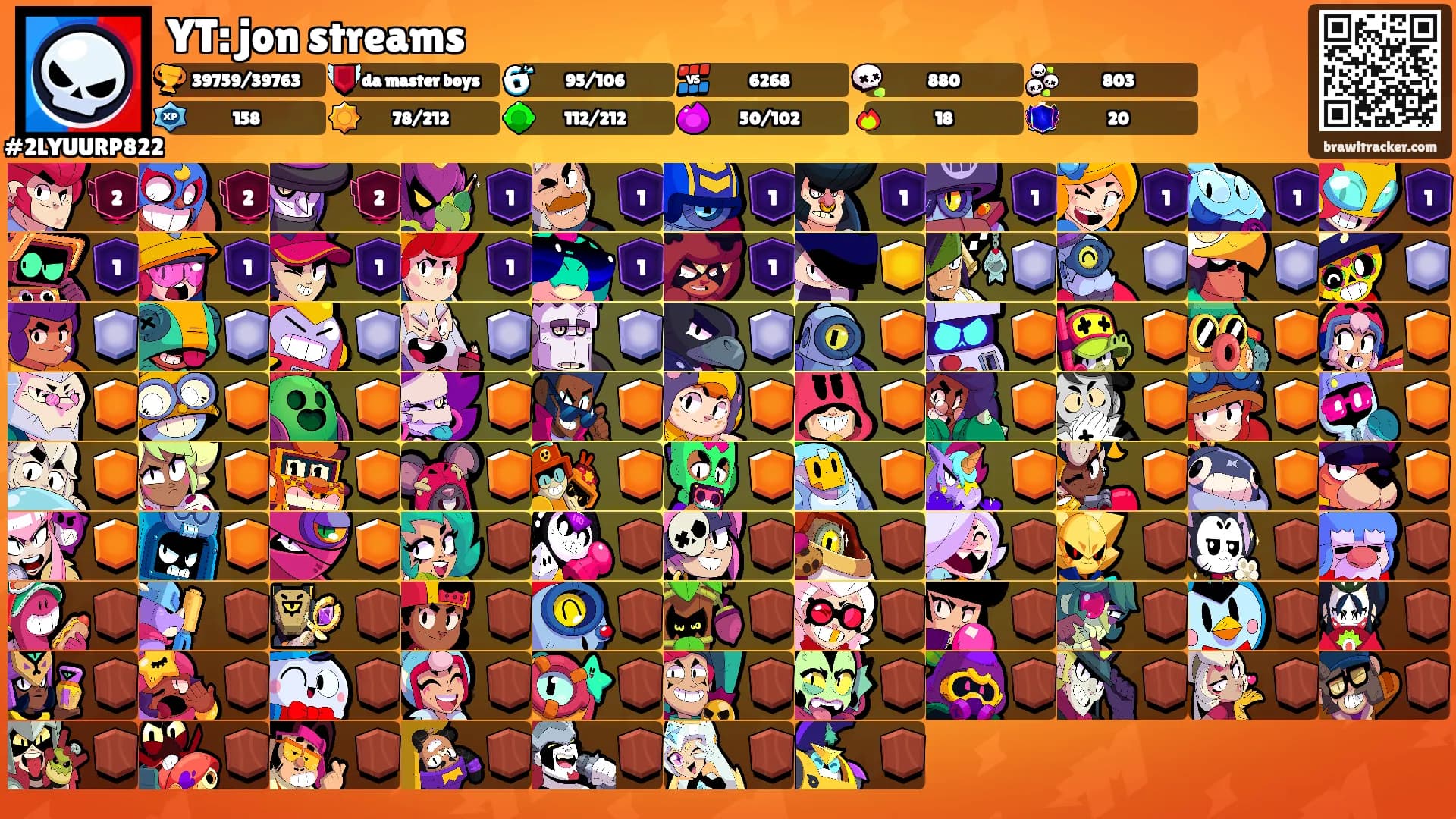 YT: jon streams's Ranks