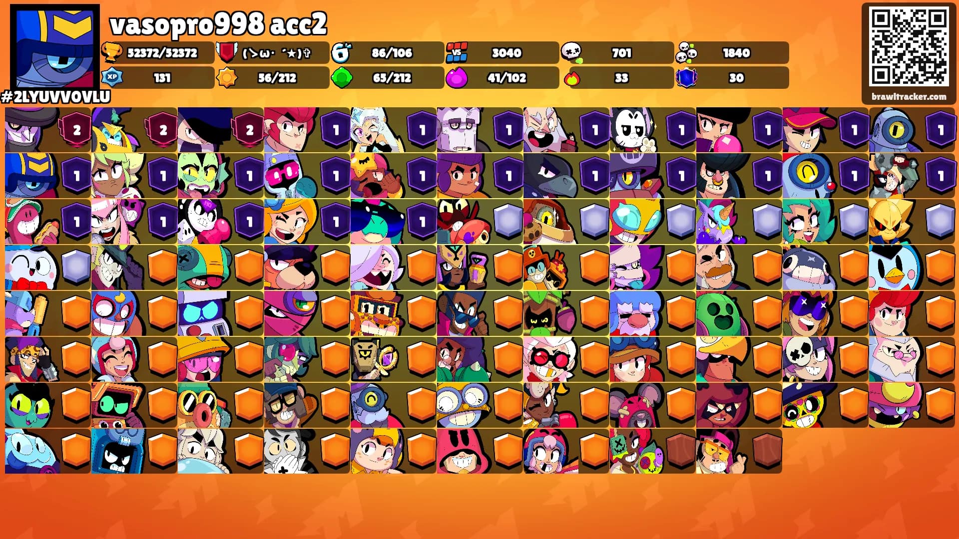vasopro998 acc2's Ranks