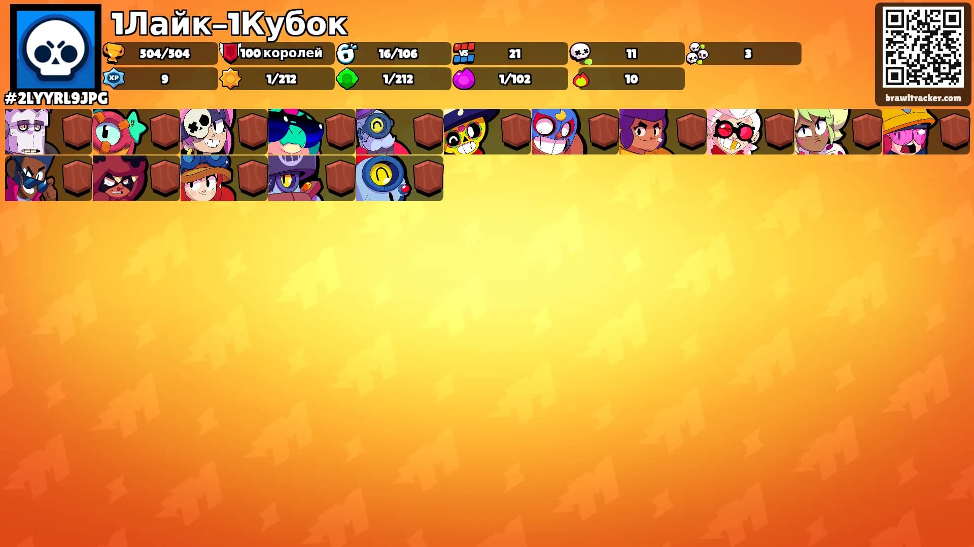1Лайк-1Кубок's Ranks