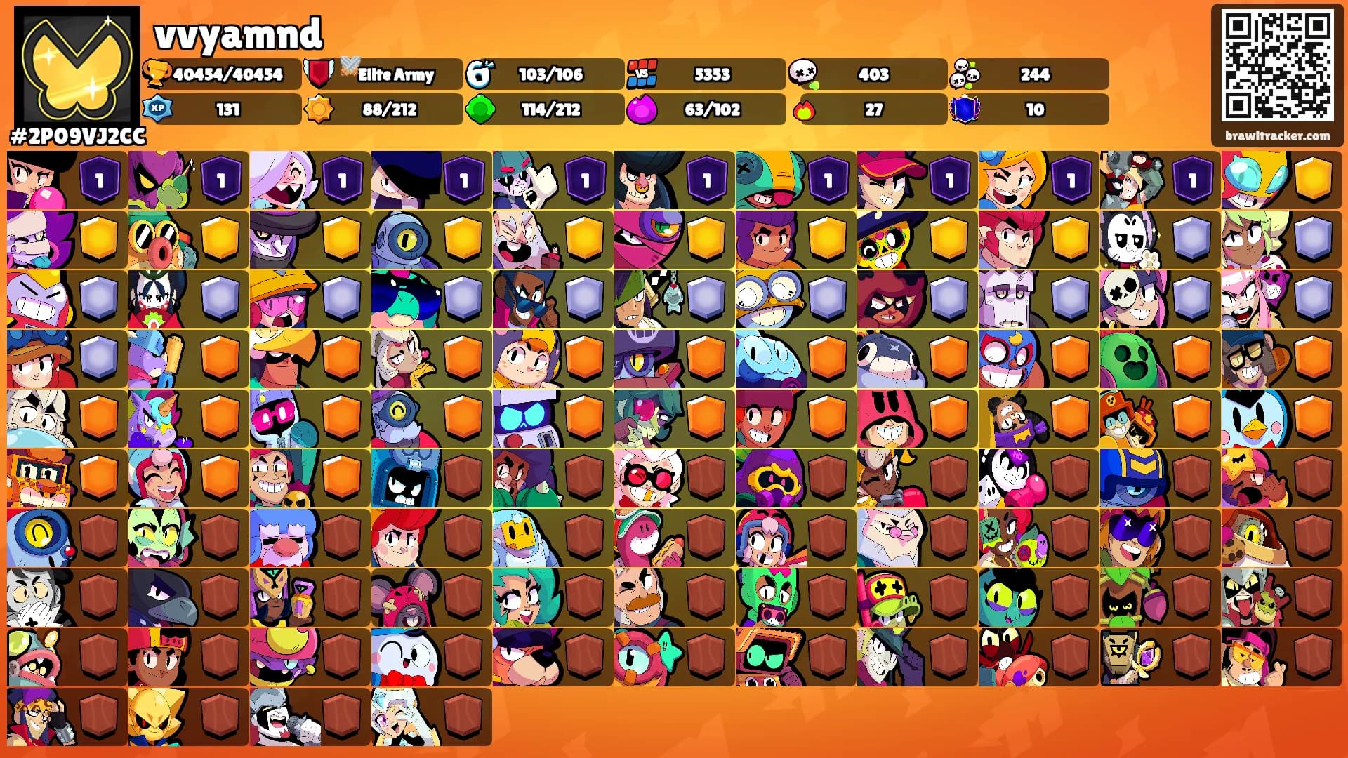 vvyamnd's Ranks