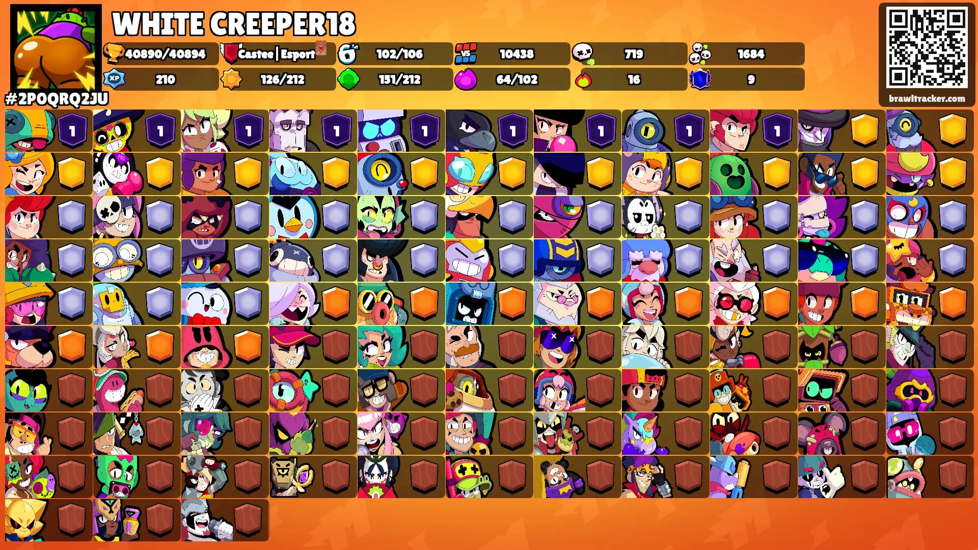 WHITE CREEPER18's Ranks