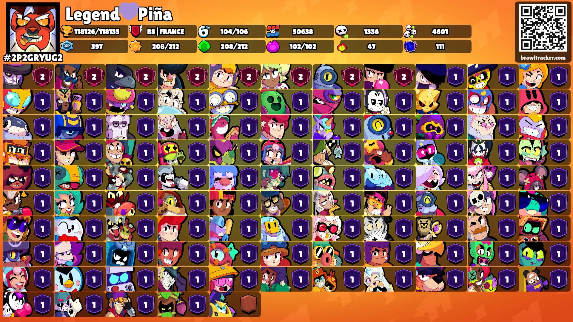 Legend💜Piña's Ranks