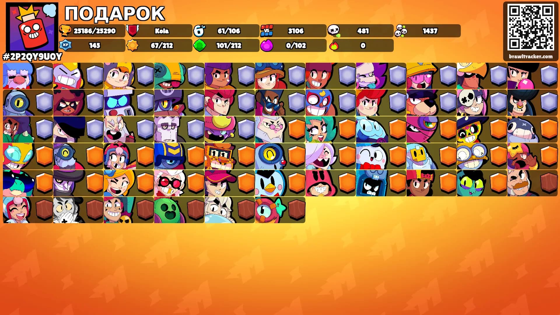 ПОДАРОК's Ranks