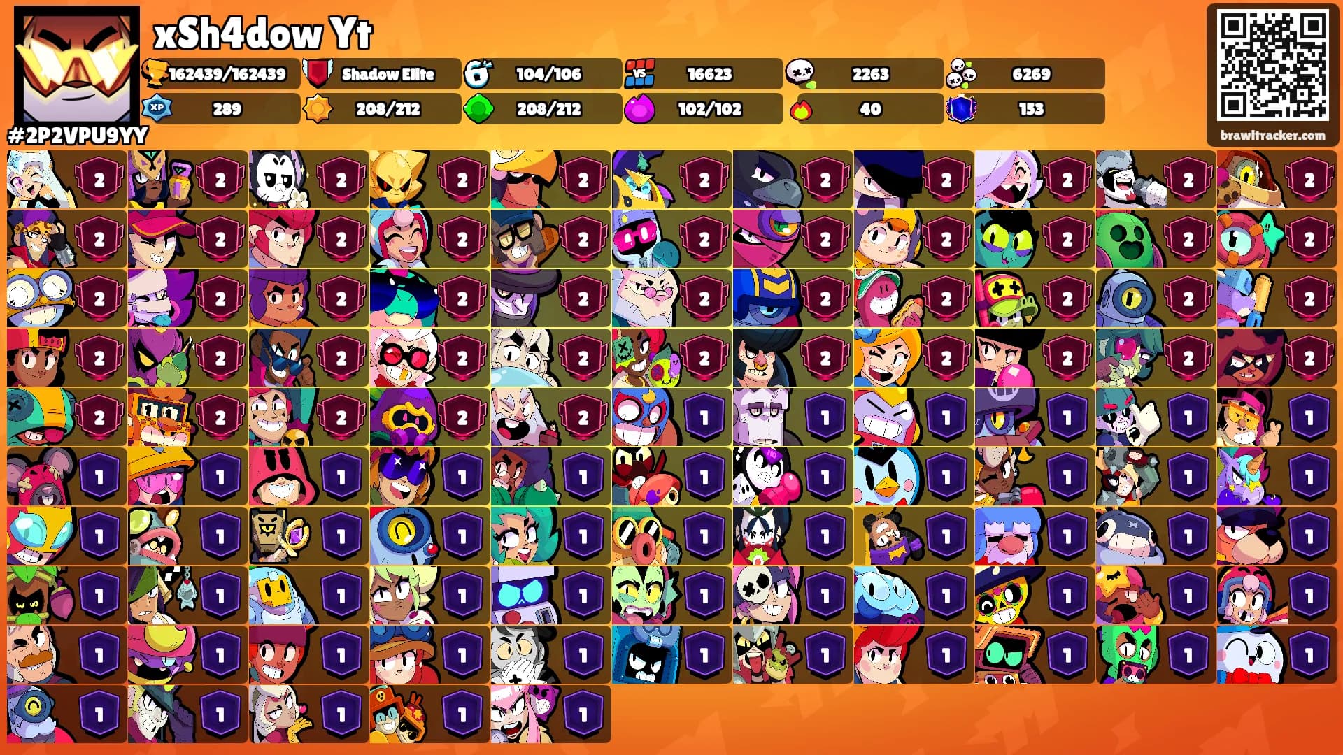 xSh4dow Yt's Ranks