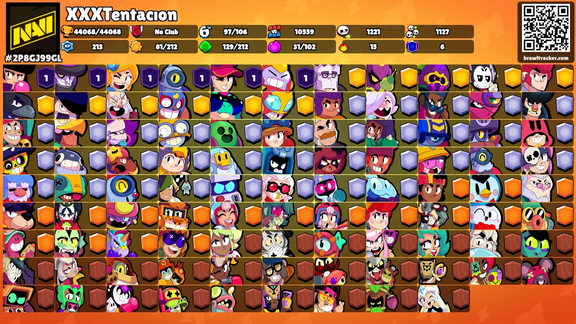 XXXTentacıon's Ranks