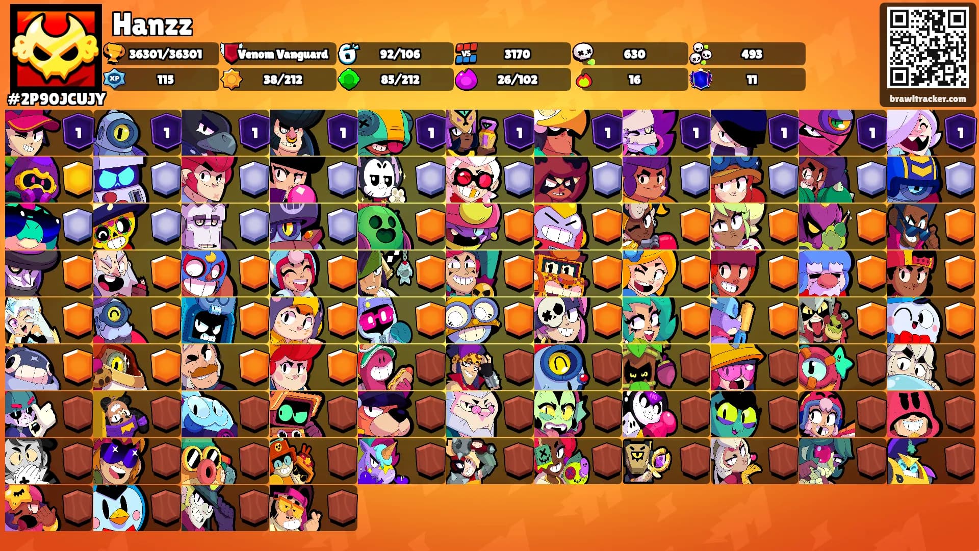 Hanzz's Ranks