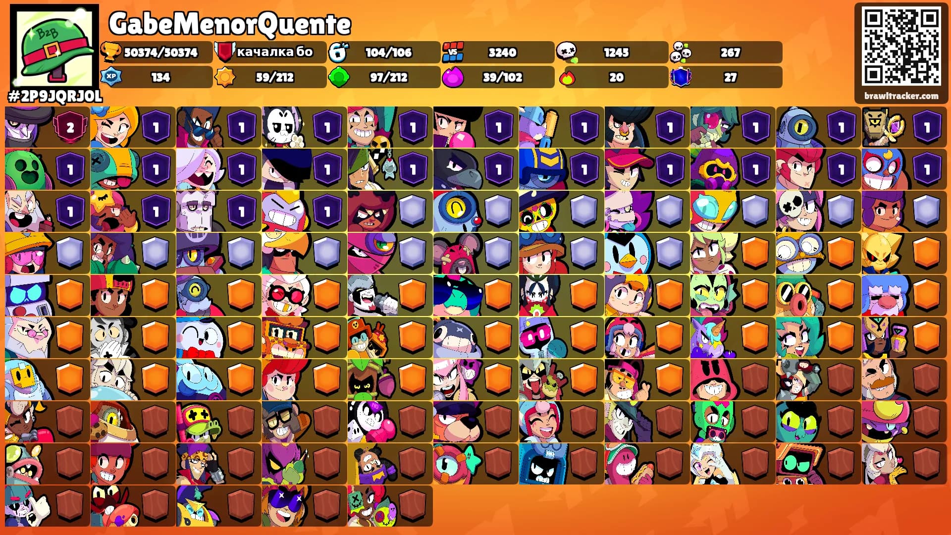 GabeMenorQuente's Ranks