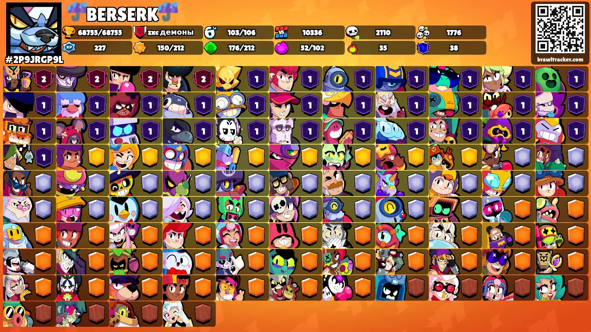 ☔BERSERK☔'s Ranks