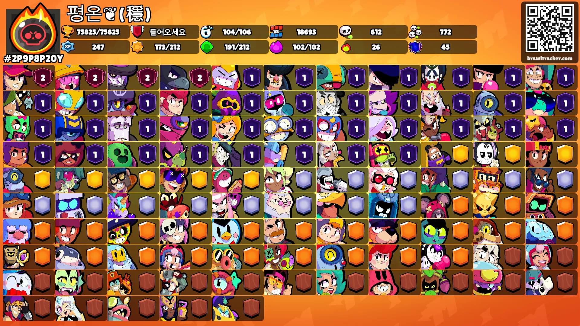 평온❦(穩)'s Ranks