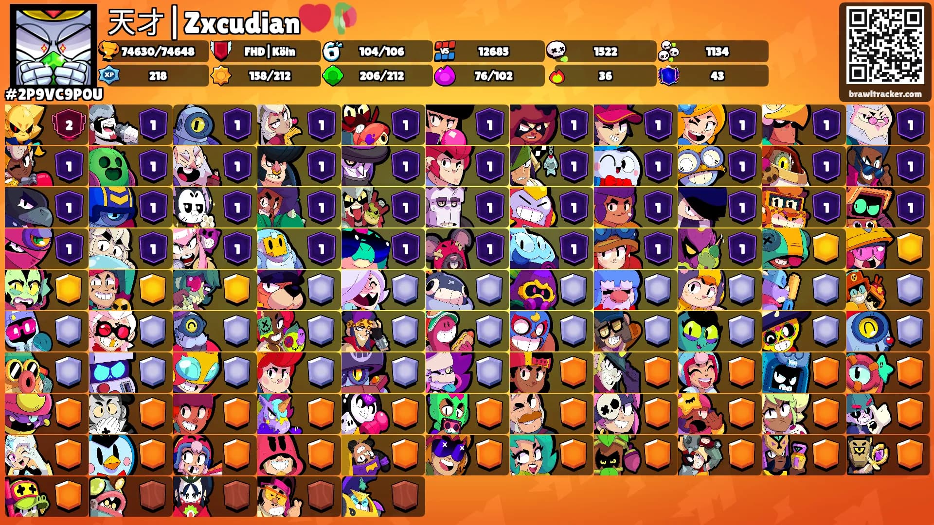 天才|Zxcudian💔🥀's Ranks