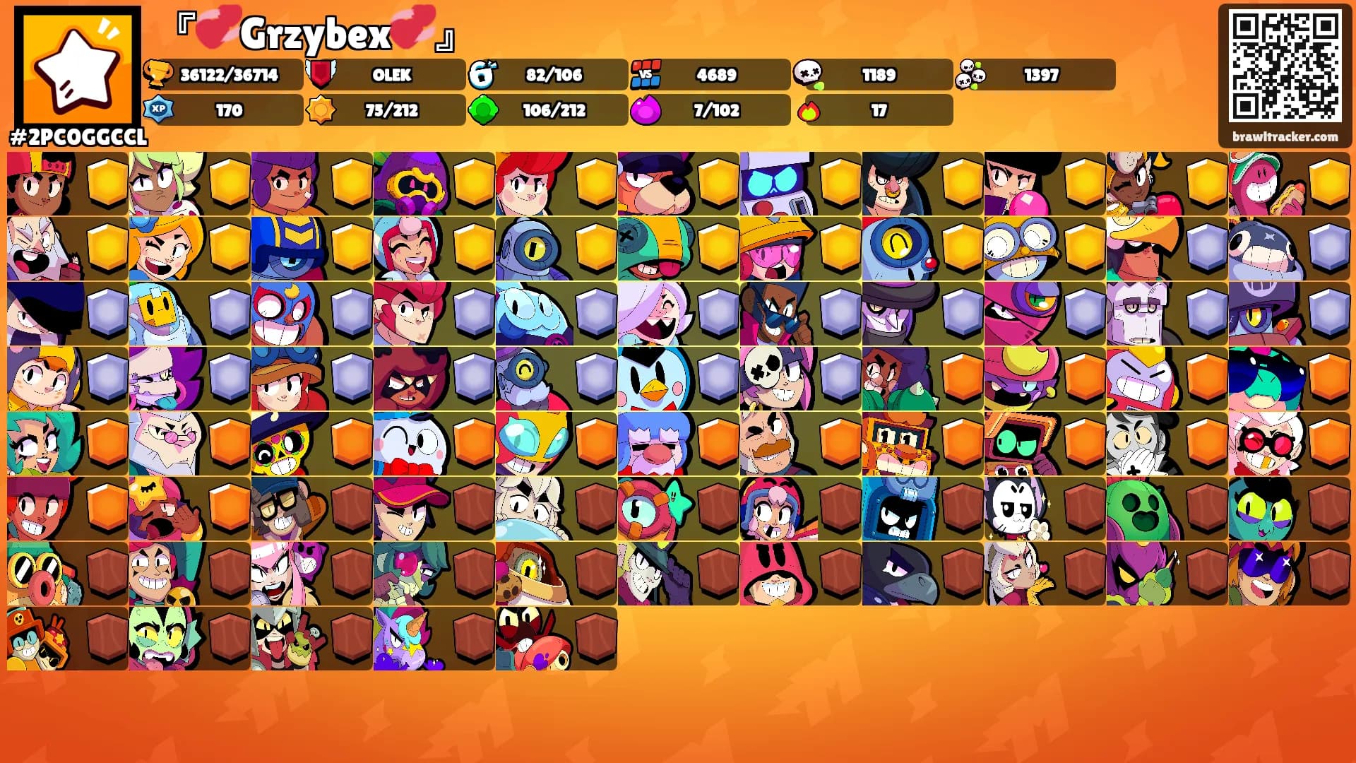 『💞Grzybex💞』's Ranks
