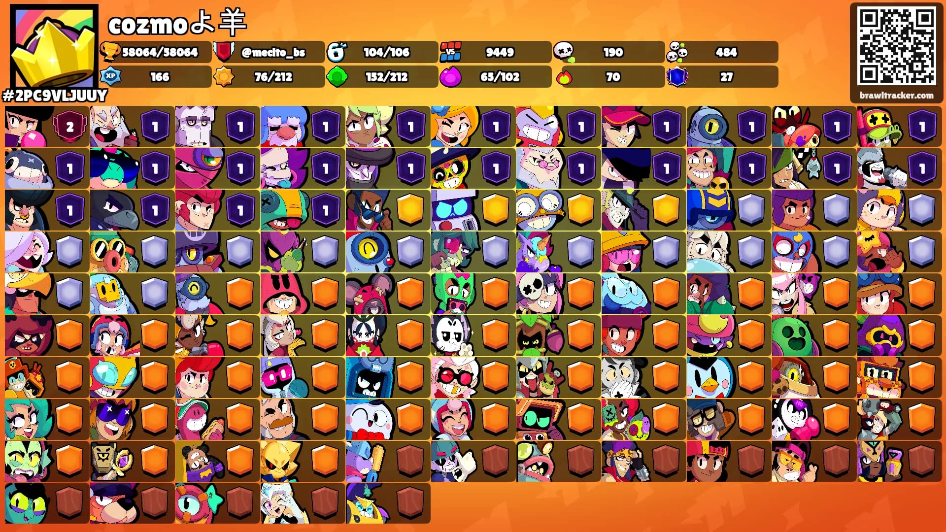 cozmoよ羊's Ranks