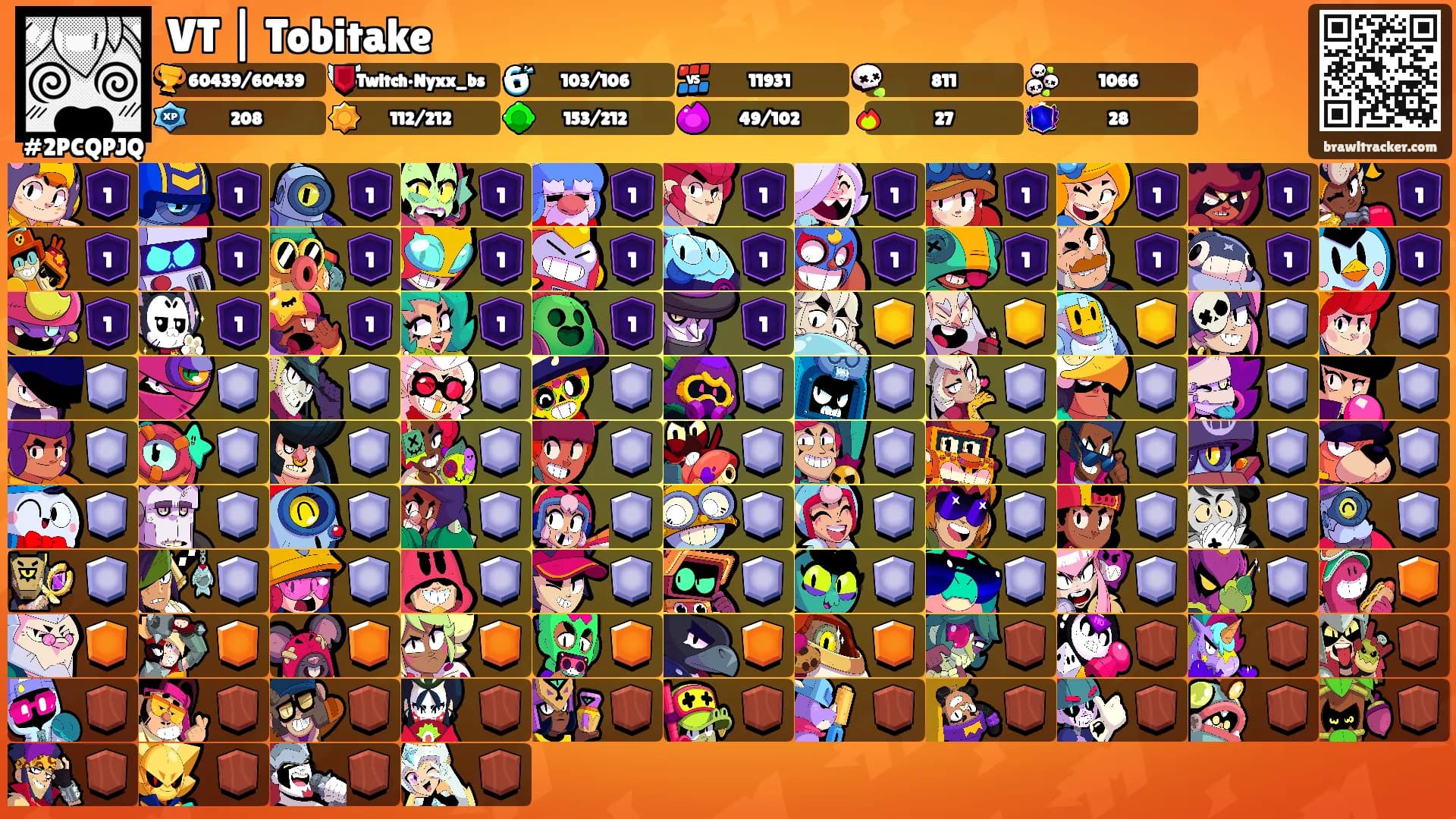 VT | Tobitake's Ranks
