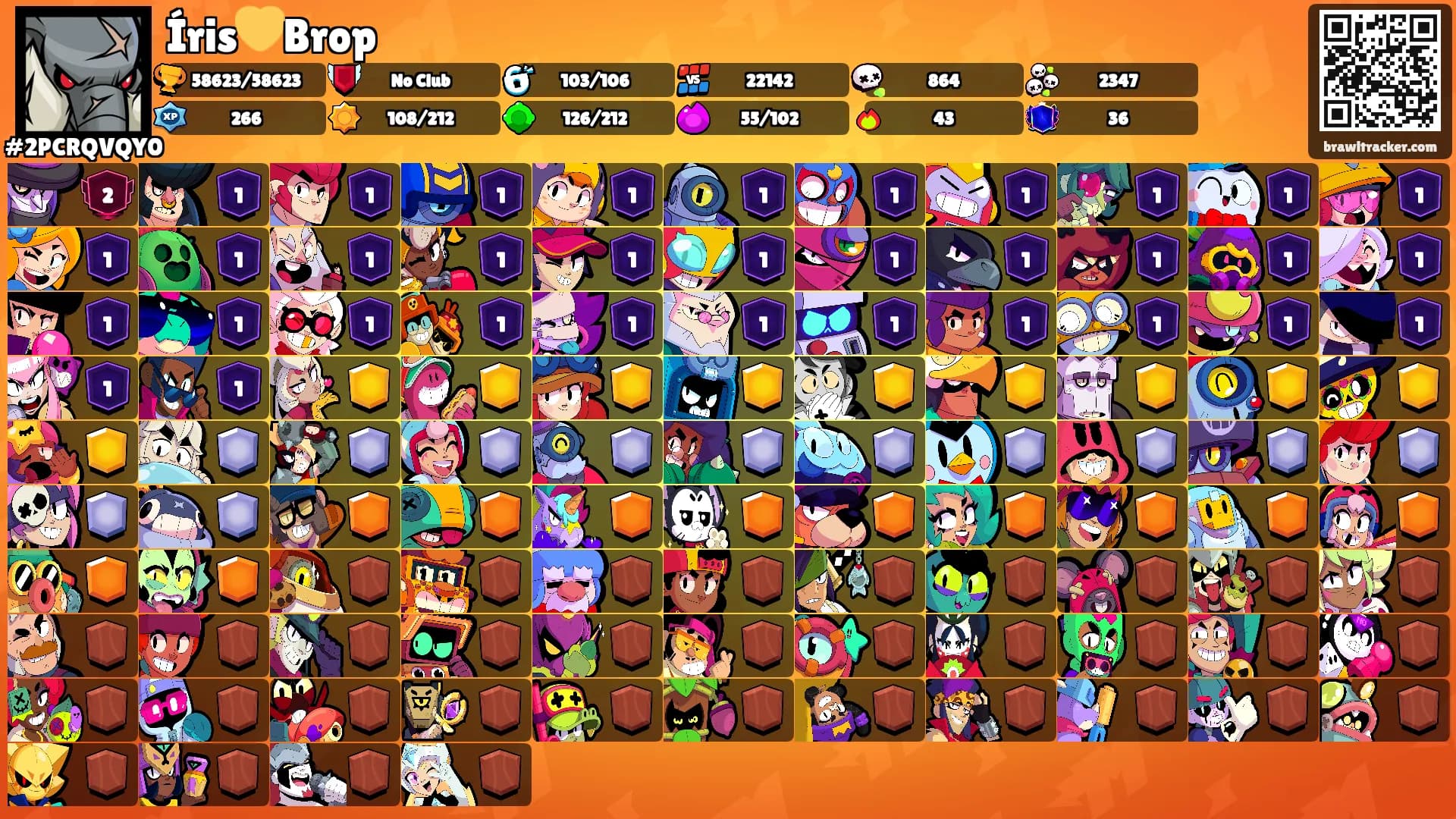 Íris💛Brop's Ranks