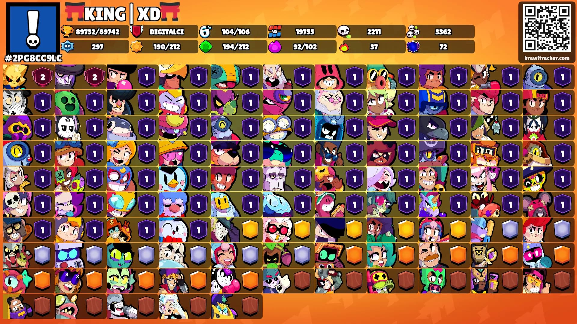 ⛩️KING|XD⛩️'s Ranks