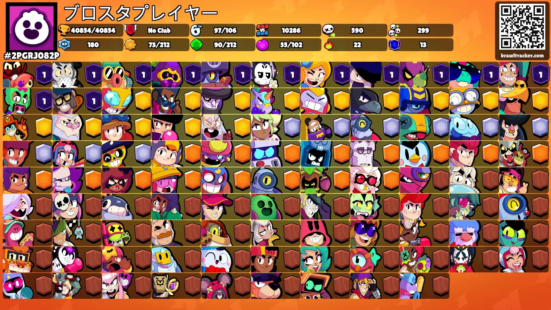 ブロスタプレイヤー's Ranks