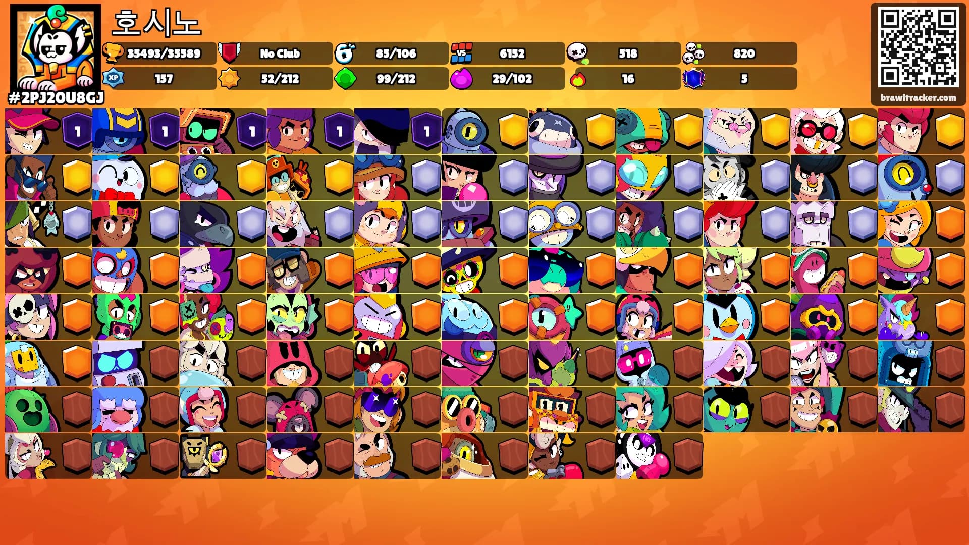 호시노's Ranks