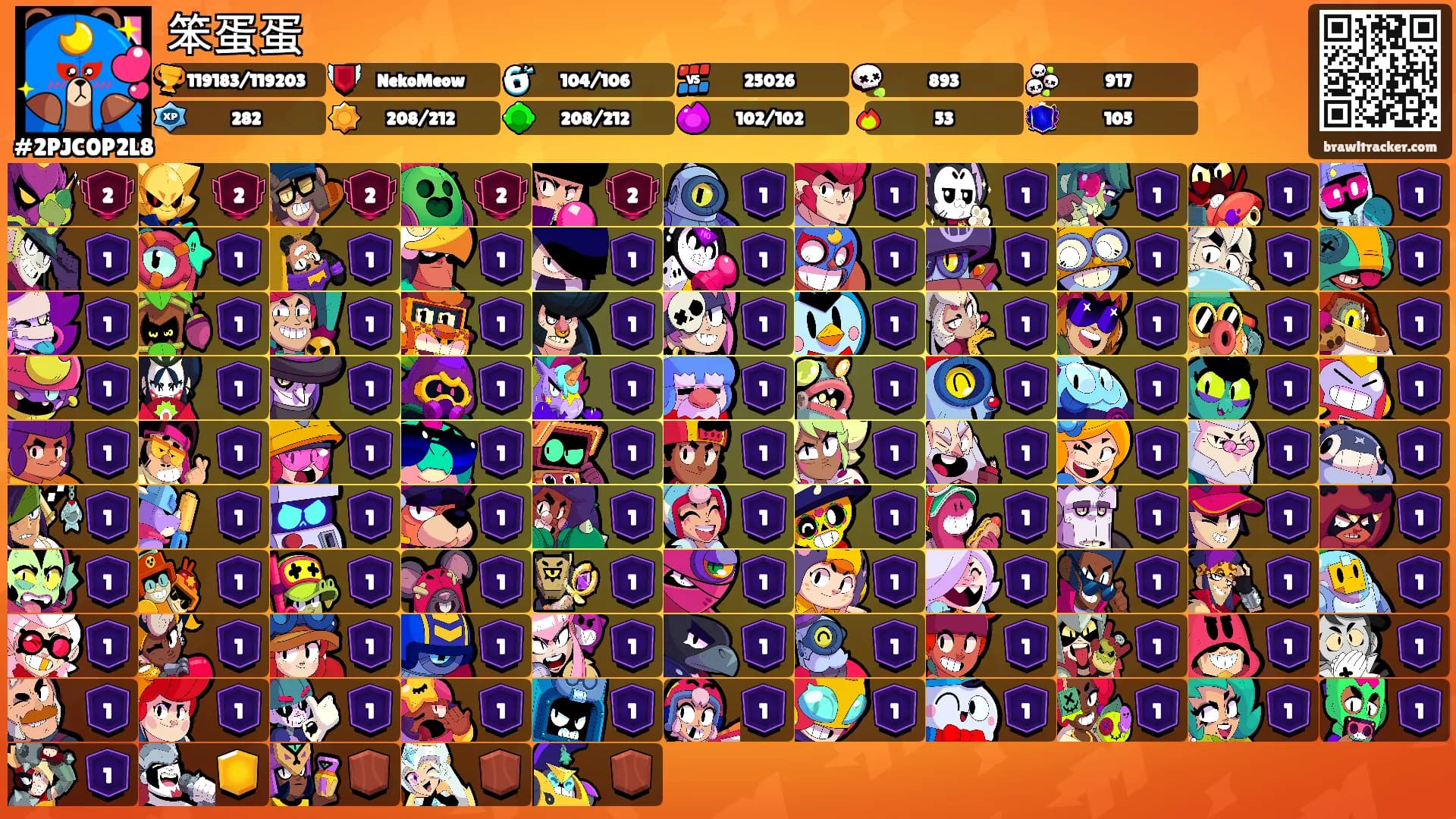笨蛋蛋's Ranks