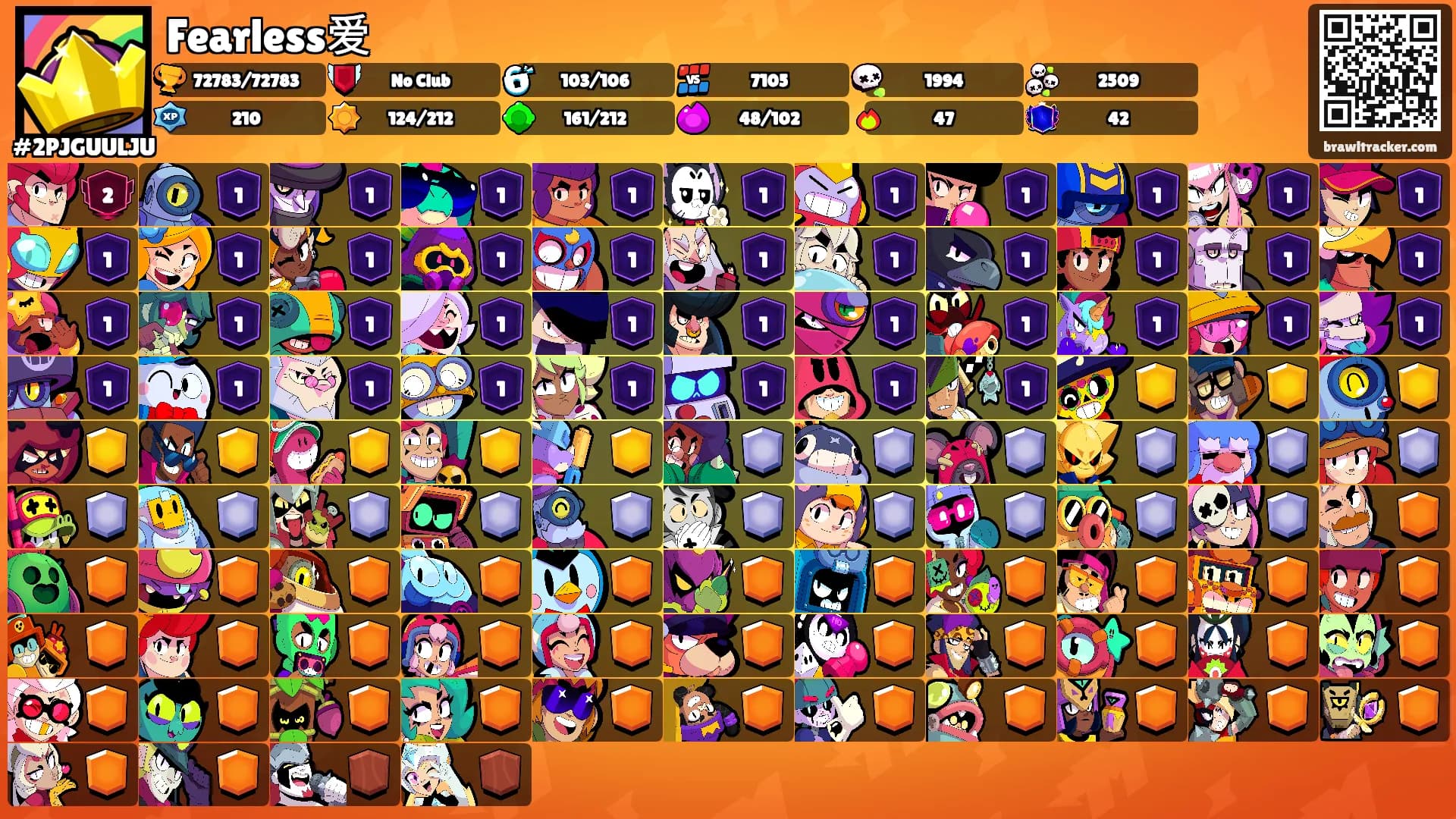 Fearless爱's Ranks