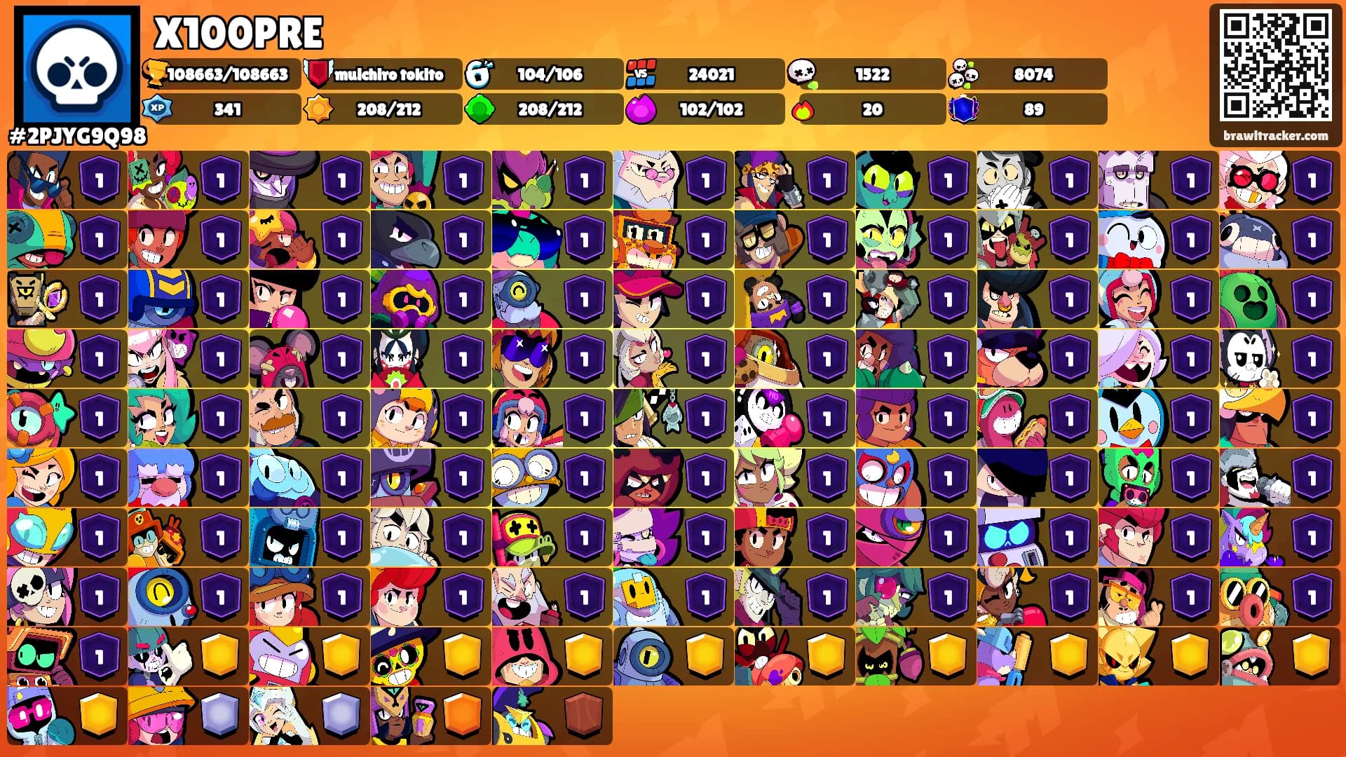 X100PRE's Ranks