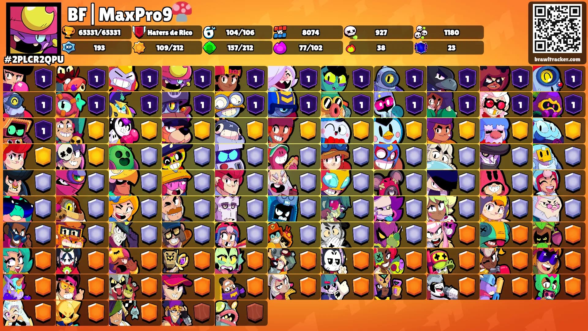 BF|MaxPro9🍄's Ranks
