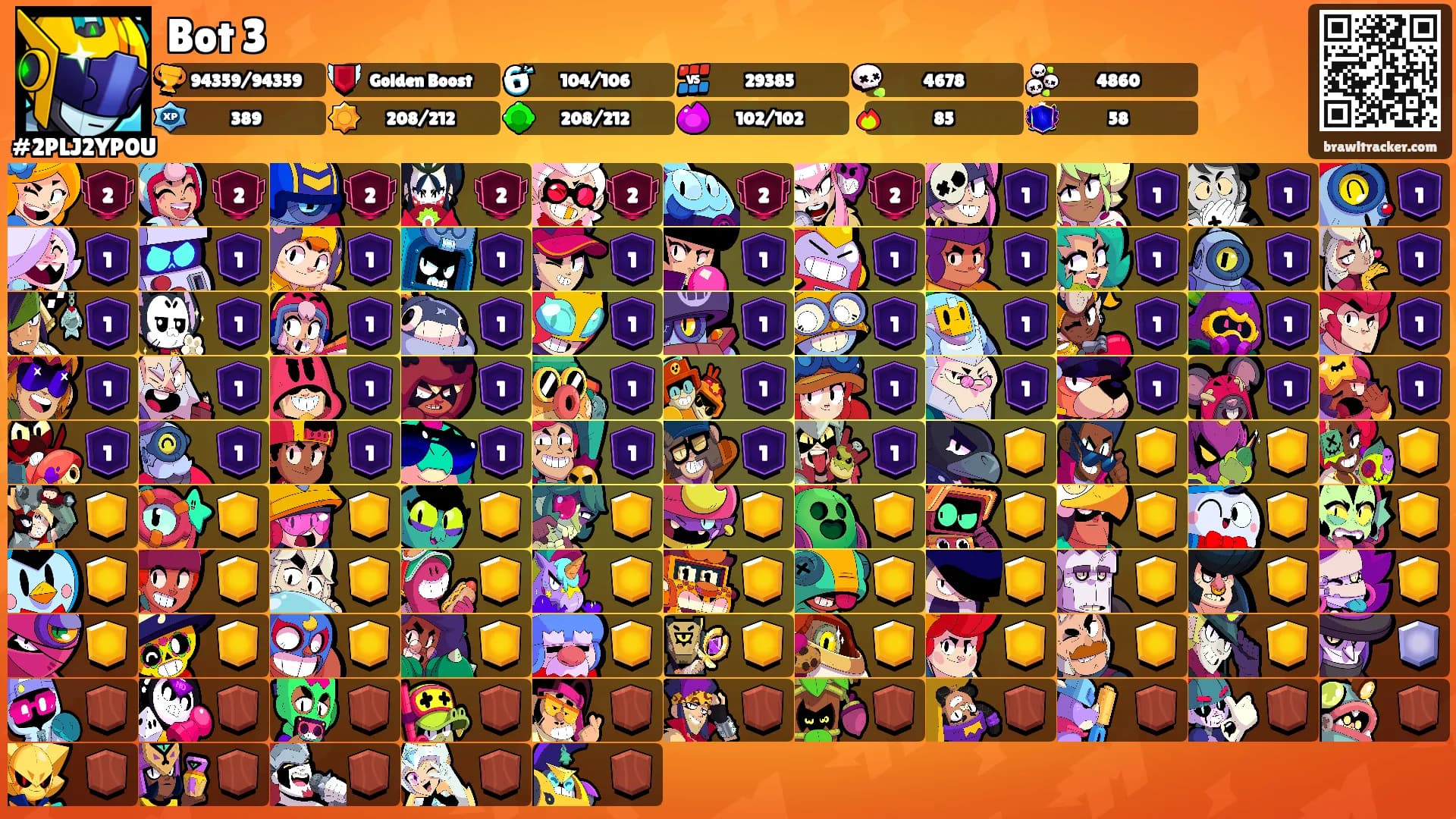 Bot 3's Ranks