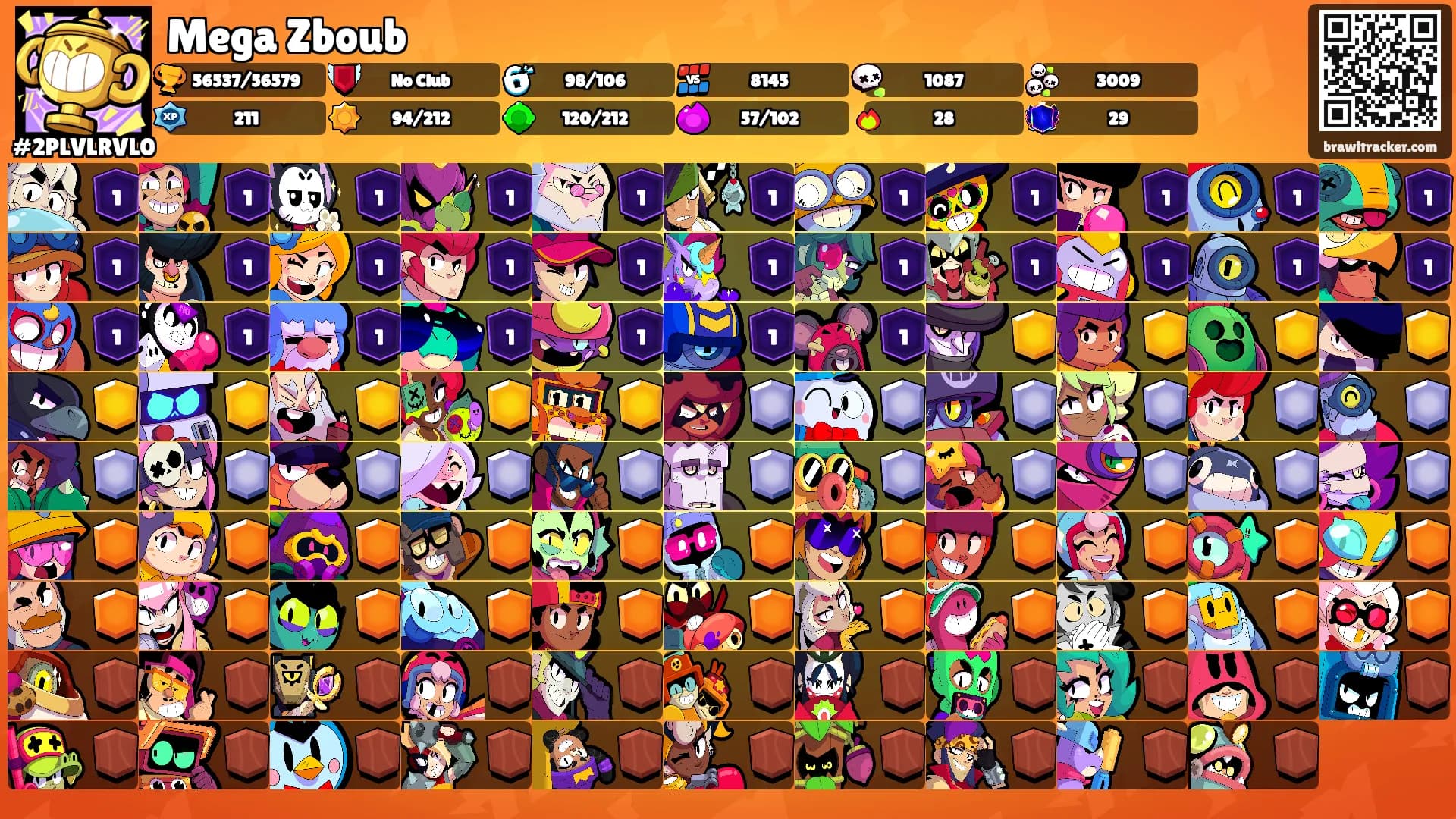 Mega Zboub's Ranks