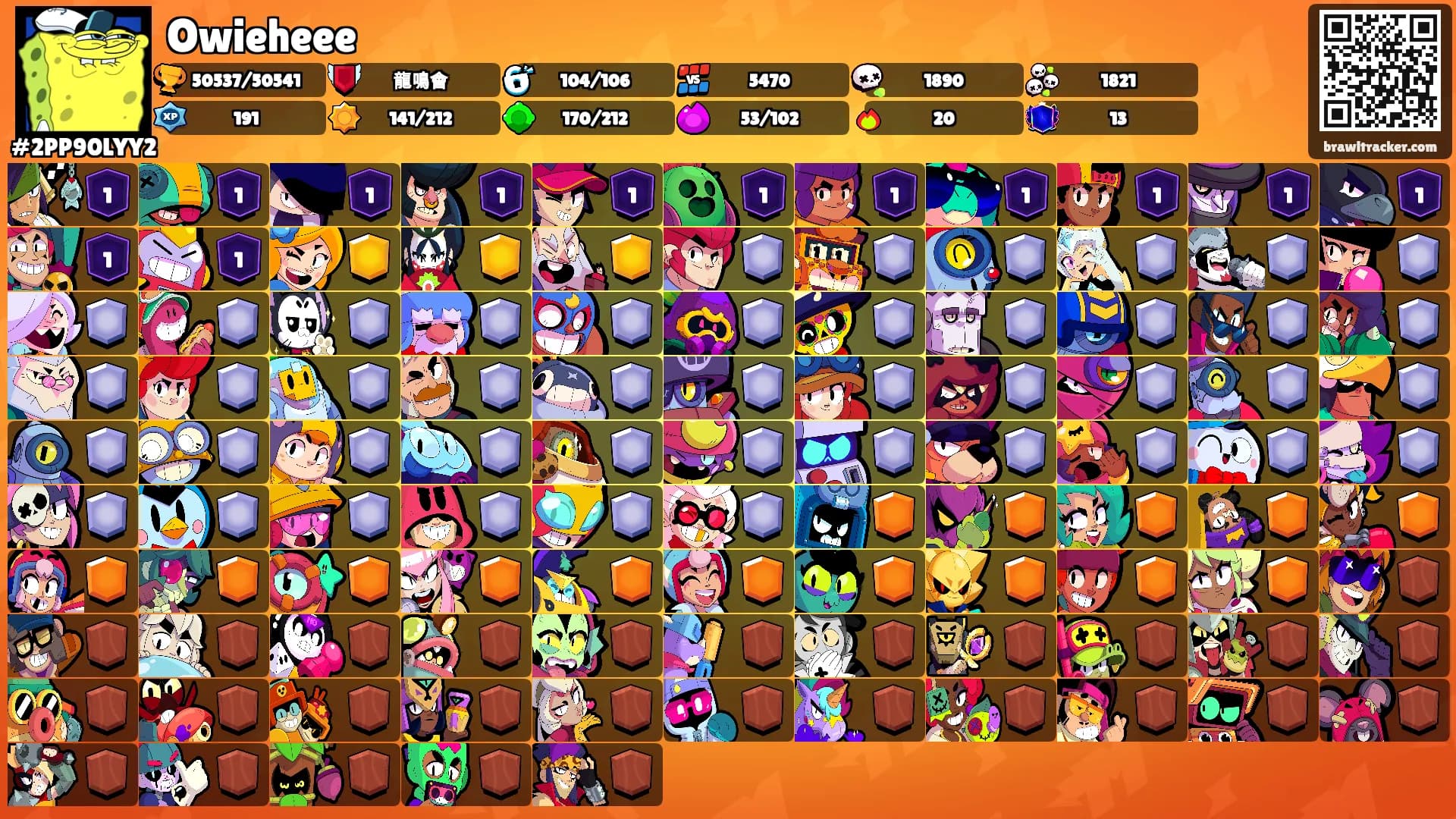 Owieheee's Ranks