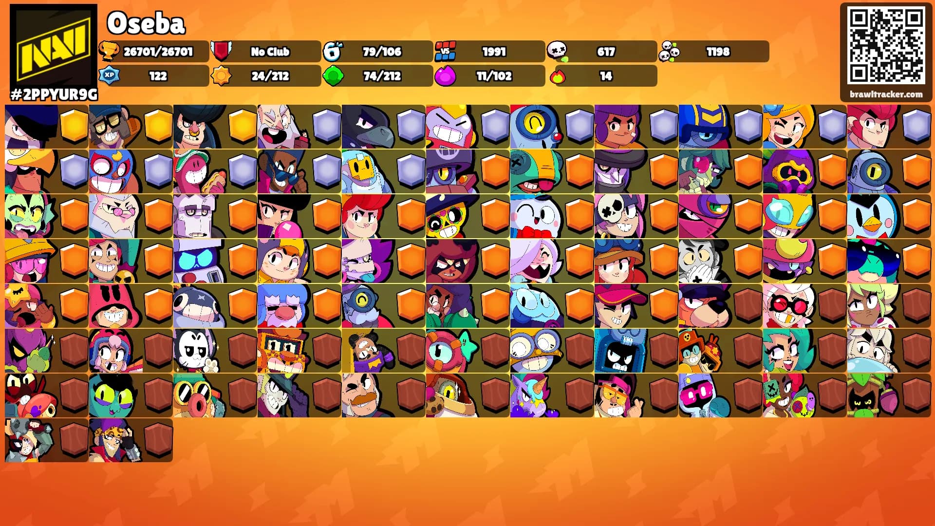 Oseba's Ranks