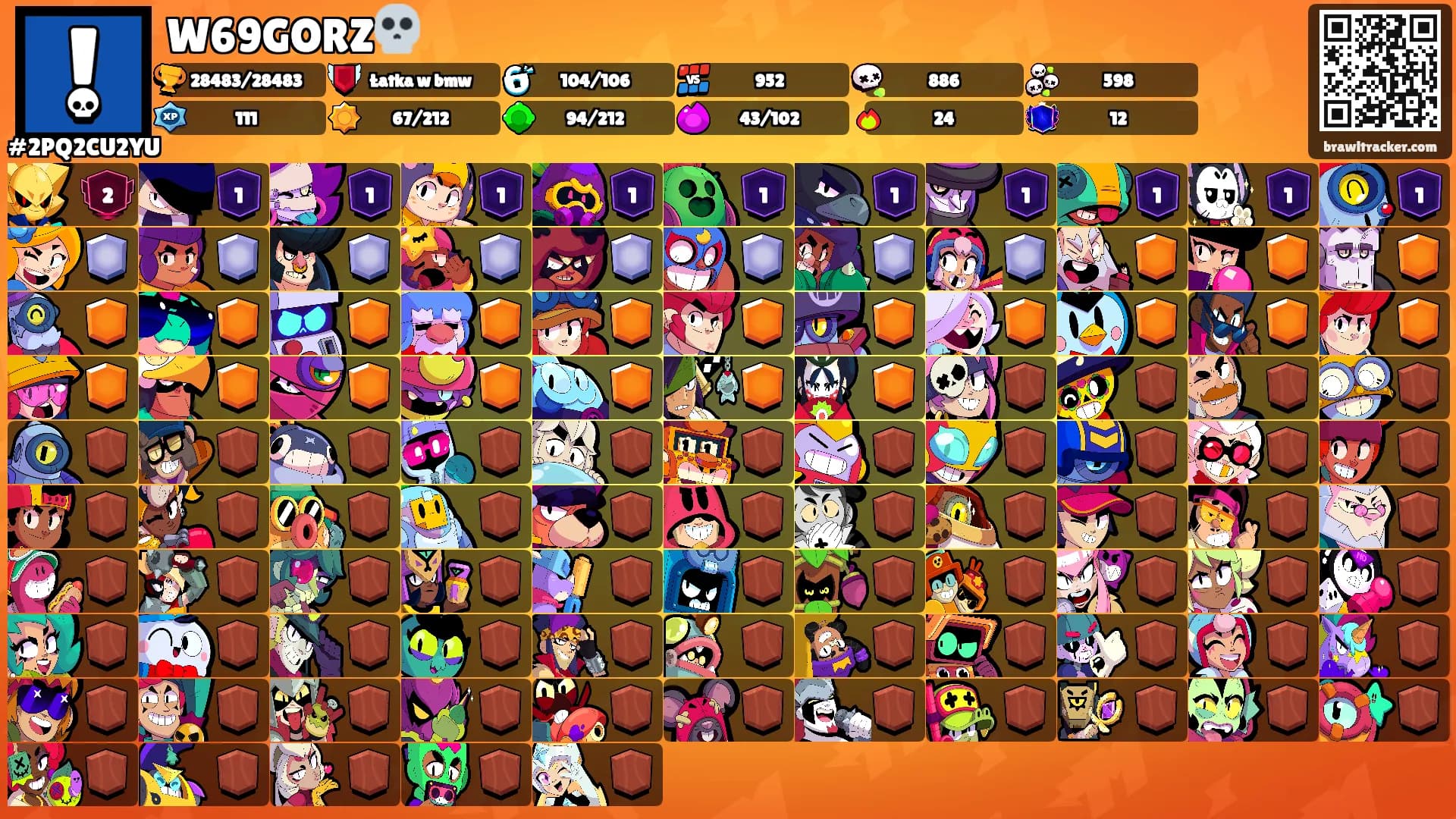 W69GORZ💀's Ranks