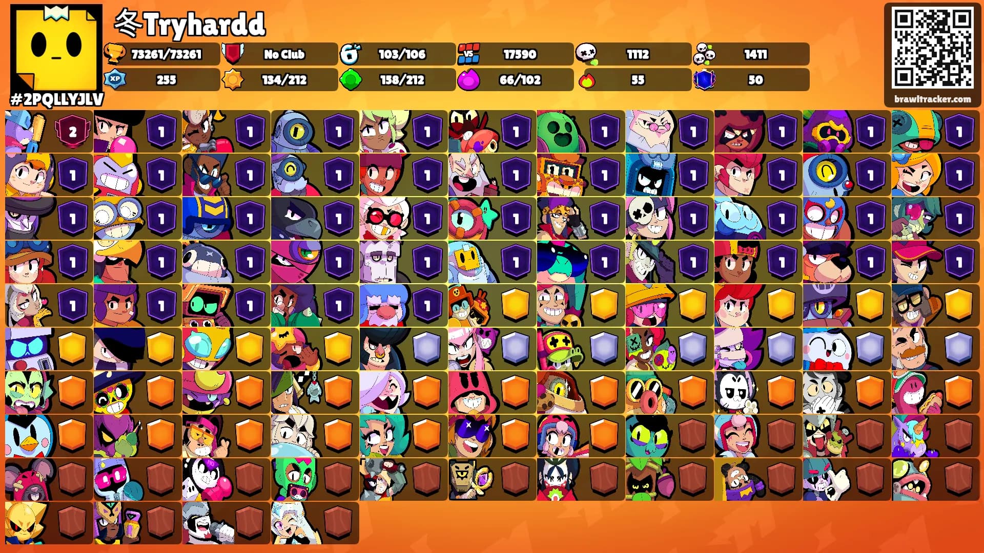 冬Tryhardd's Ranks