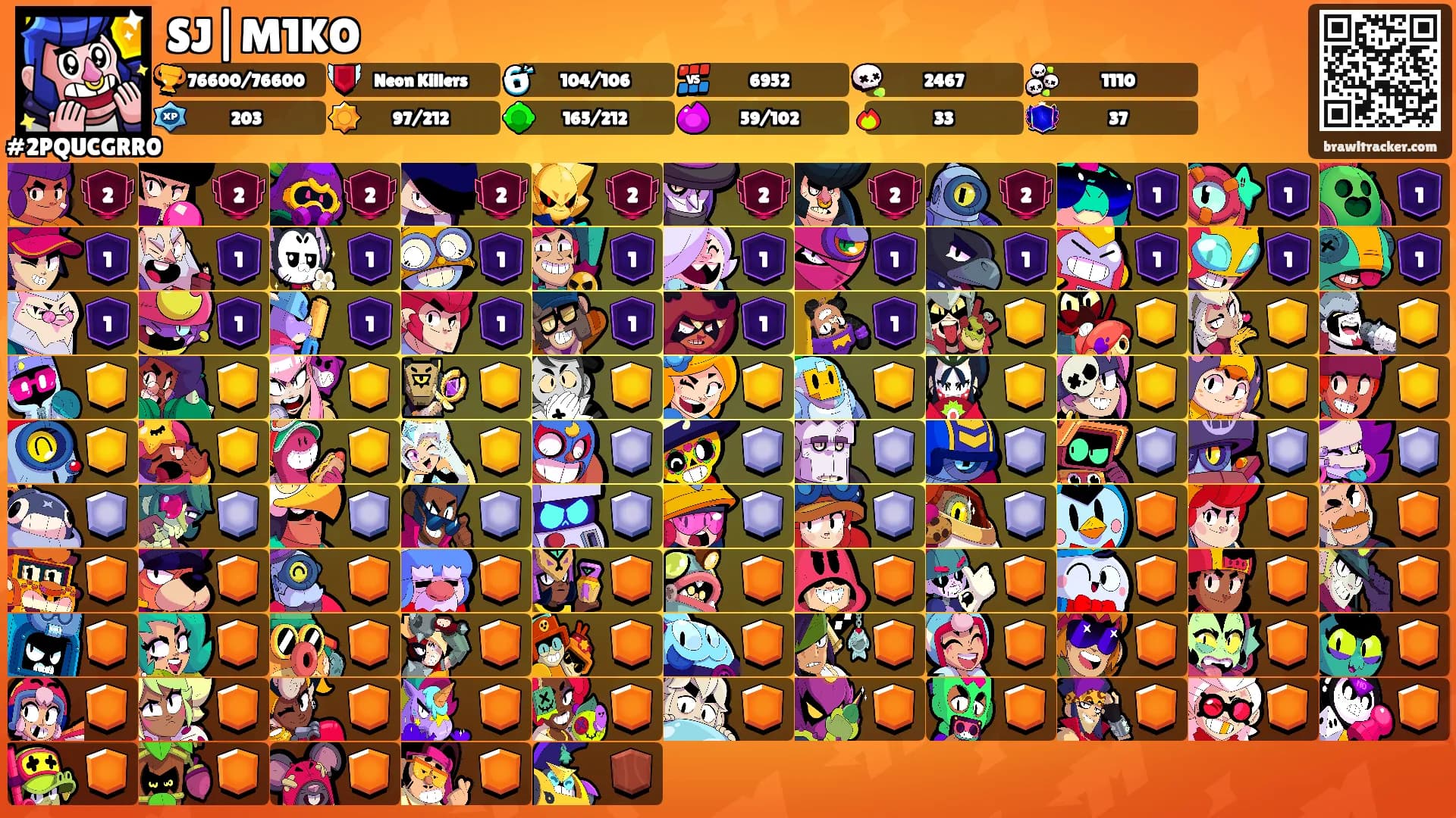 SJ|M1KO's Ranks