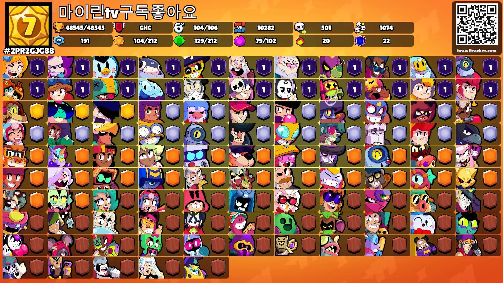 마이린tv구독좋아요's Ranks