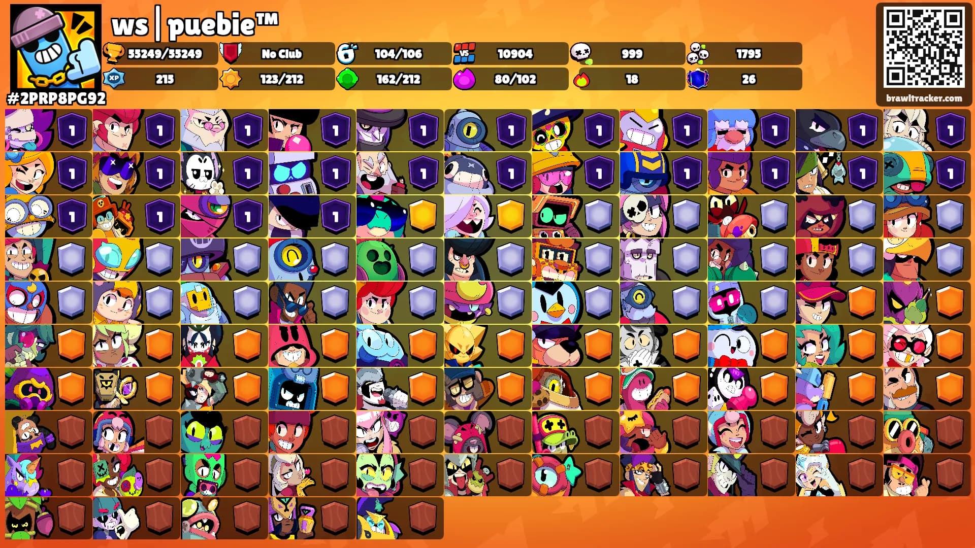 ws|puebie™'s Ranks