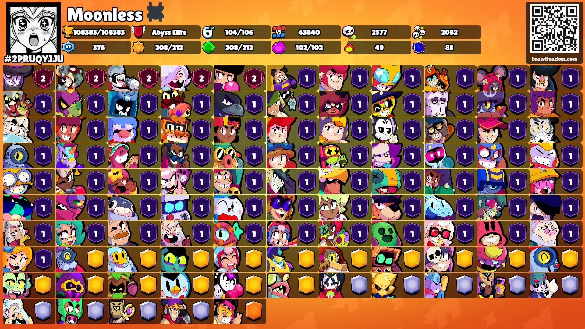 Moonless 🕷️'s Ranks