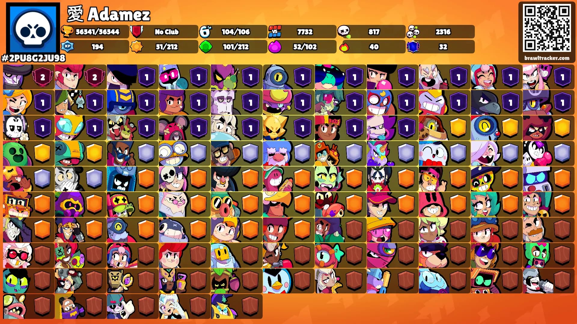 愛 Adamez's Ranks