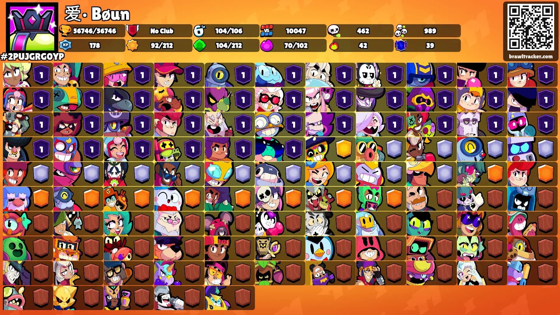 爱• Bøun's Ranks