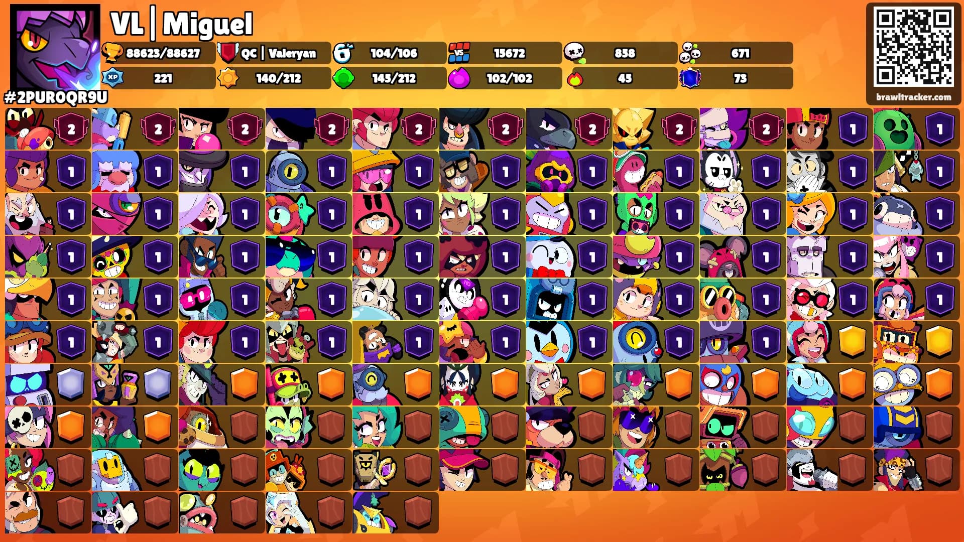 VL|Miguel's Ranks