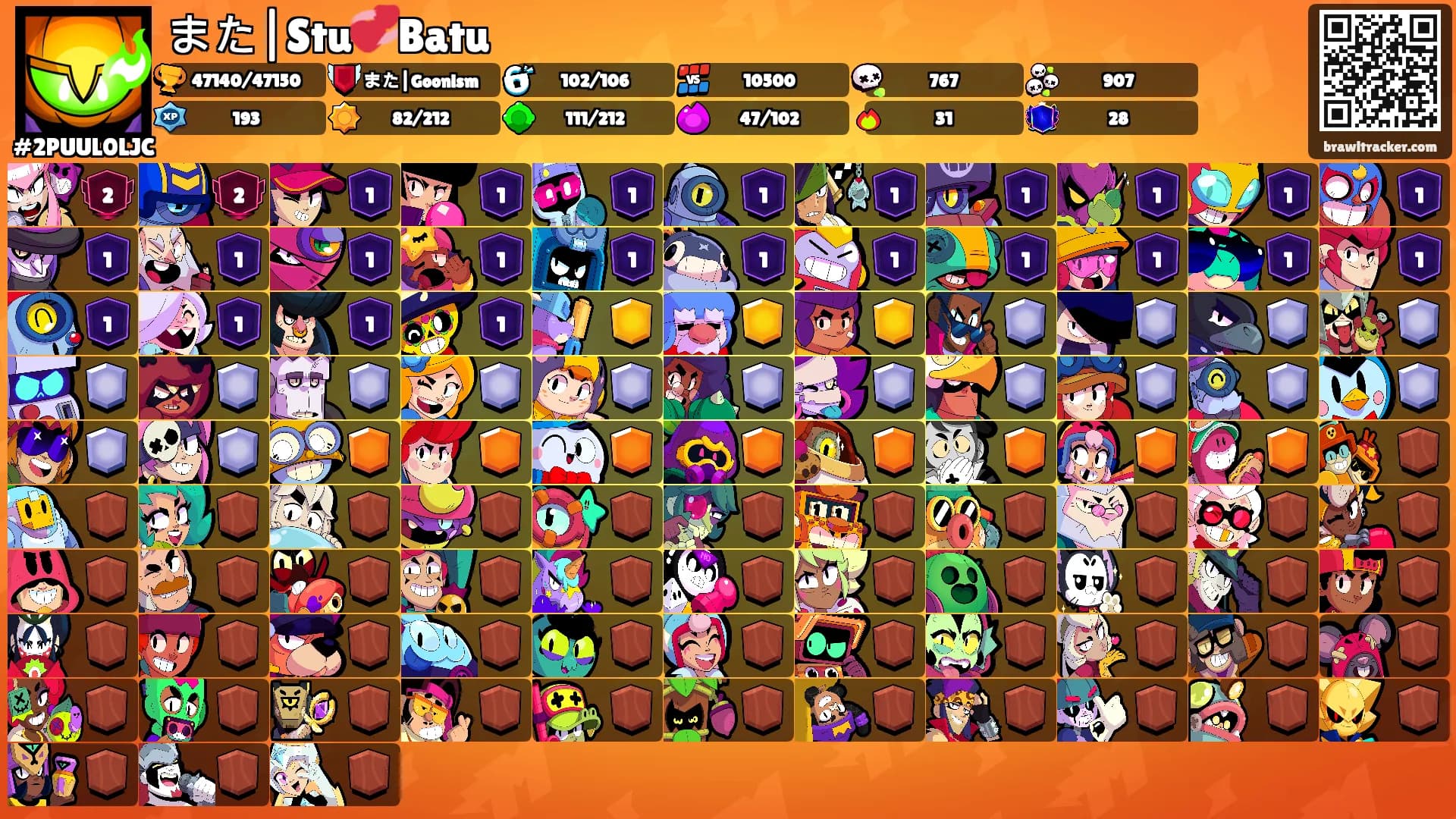 また|Stu💞Batu's Ranks