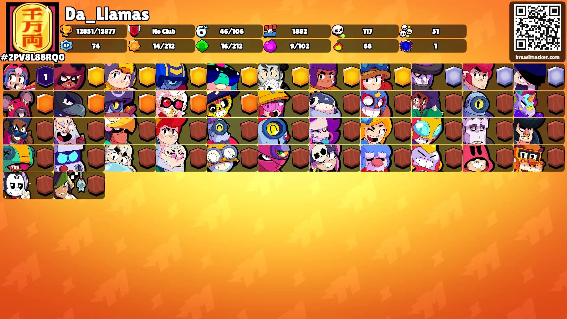 Da_Llamas's Ranks