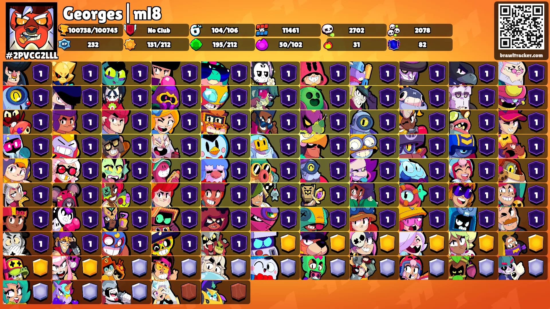 Georges|ml8's Ranks