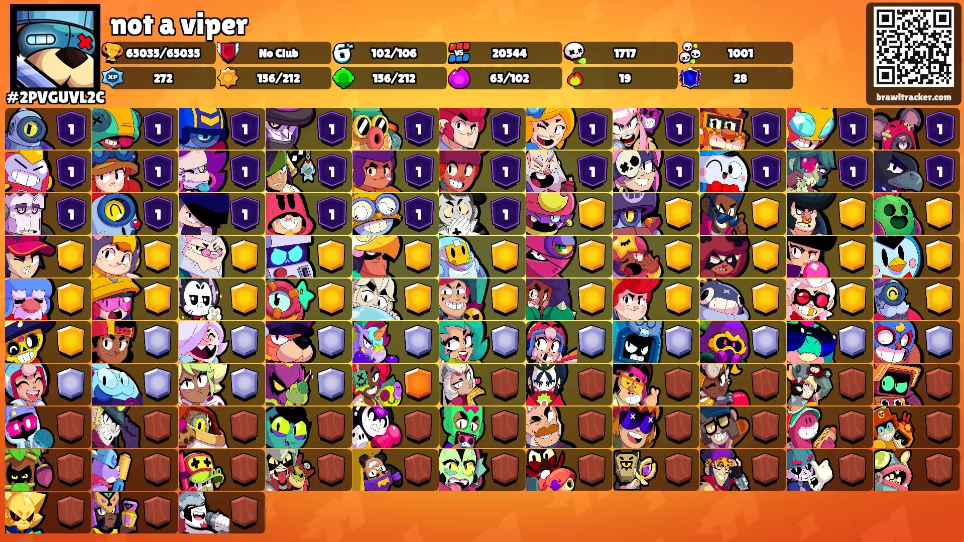 not a viper's Ranks