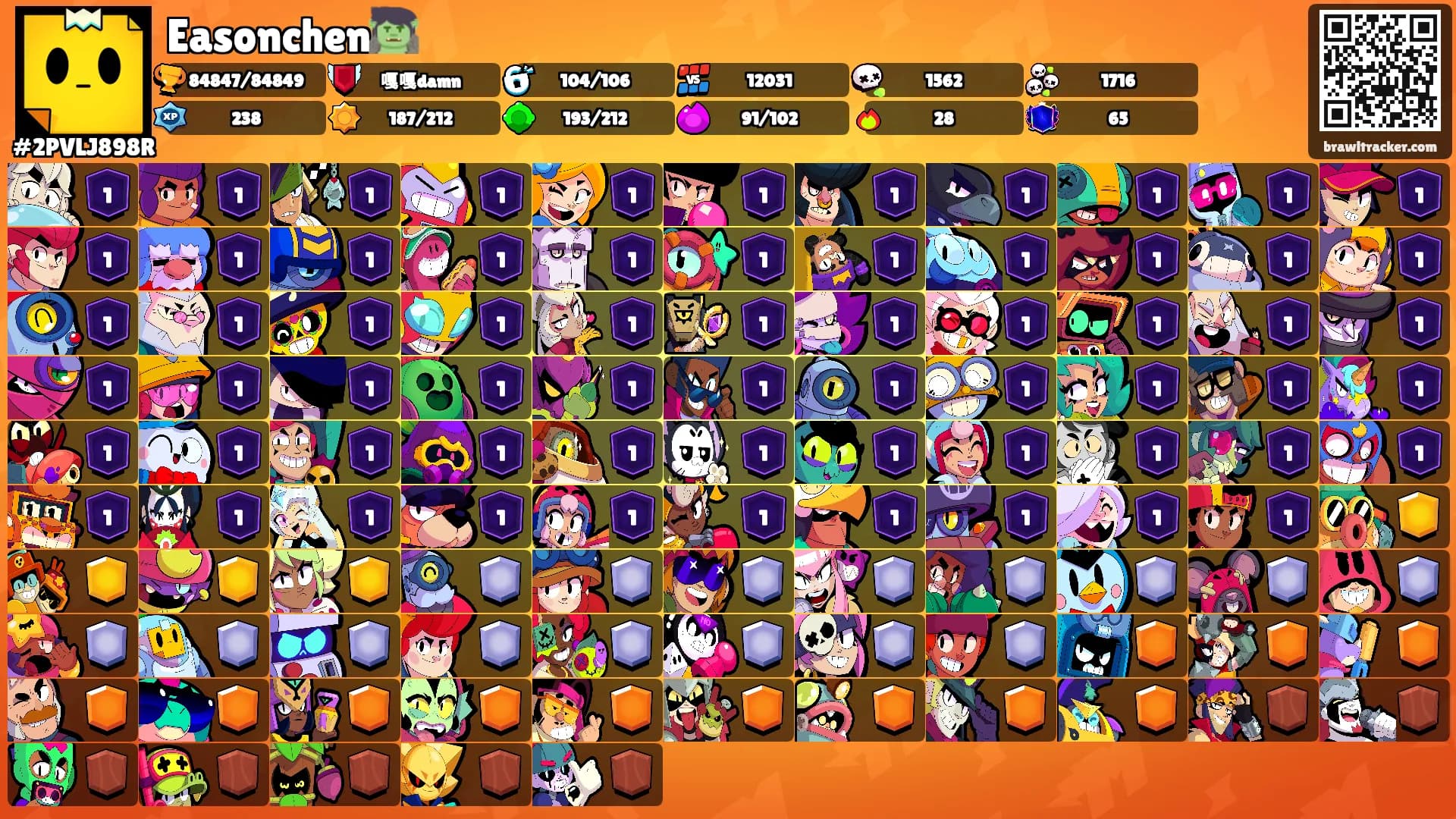 Easonchen🧌's Ranks