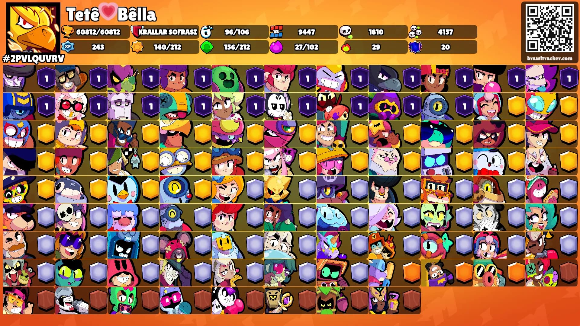 Tetê💗Bêlla's Ranks