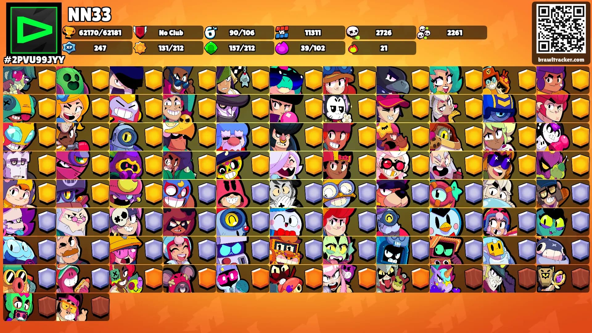 NN33's Ranks