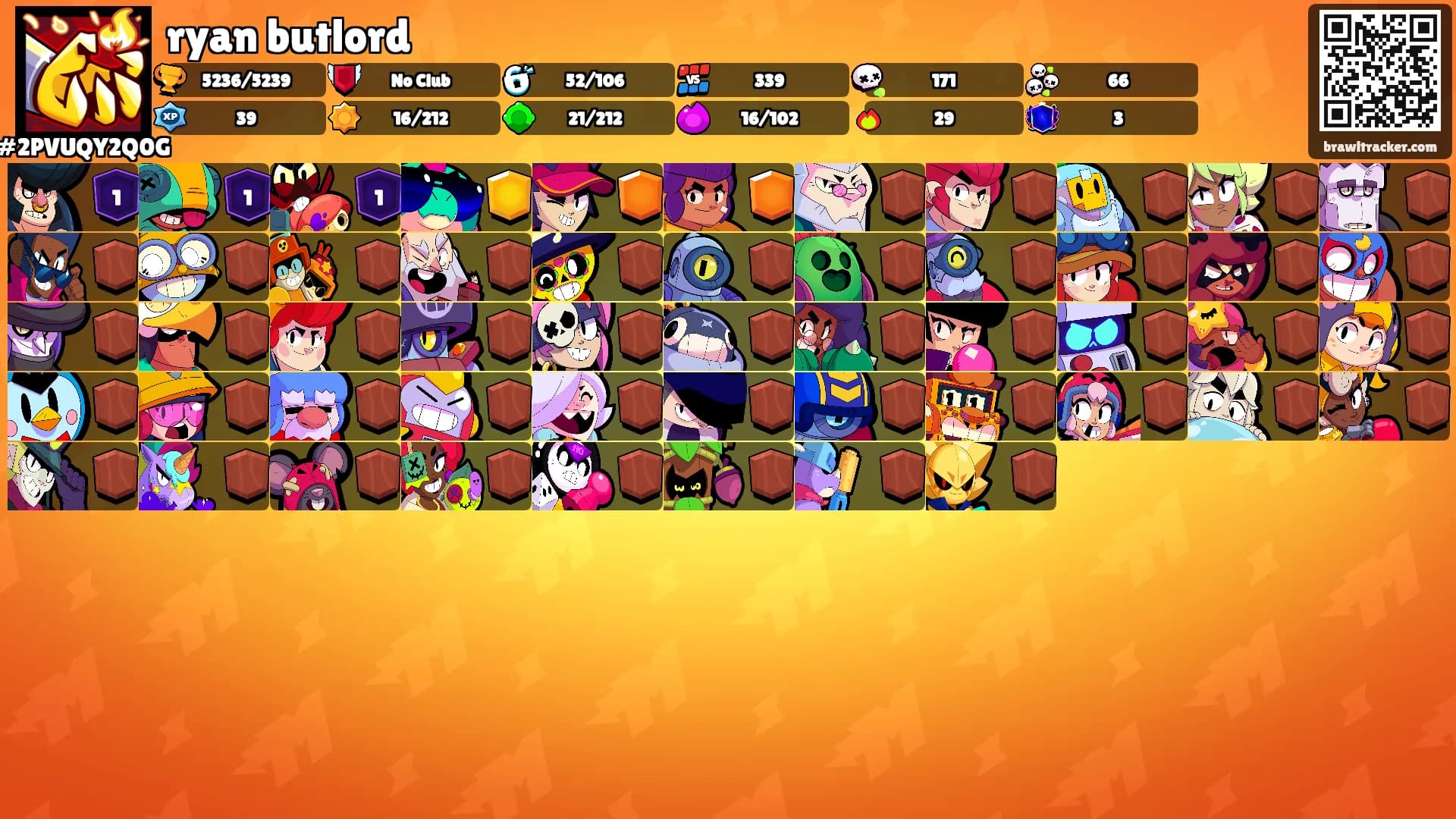 ryan butlord's Ranks