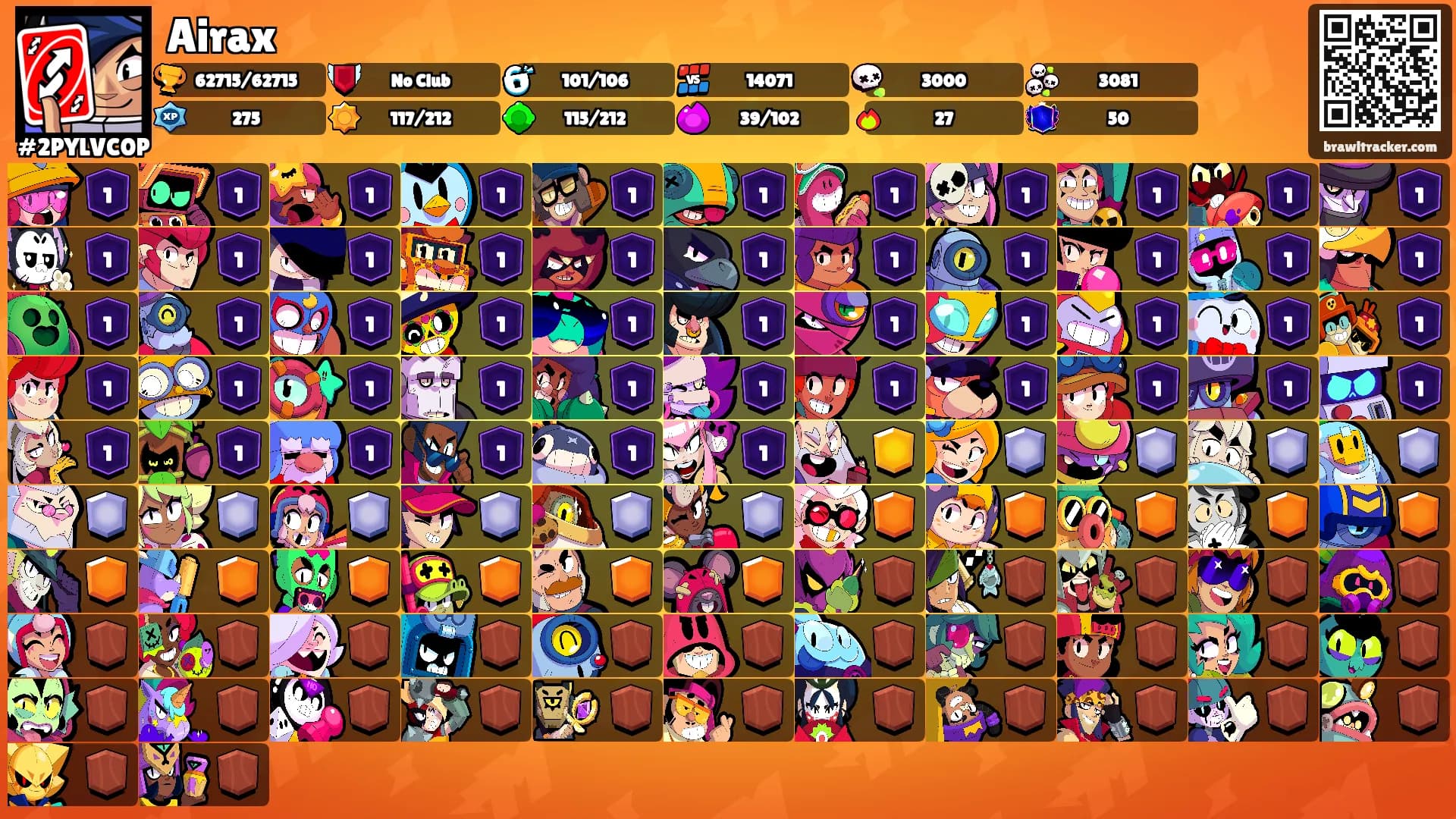 Airax's Ranks