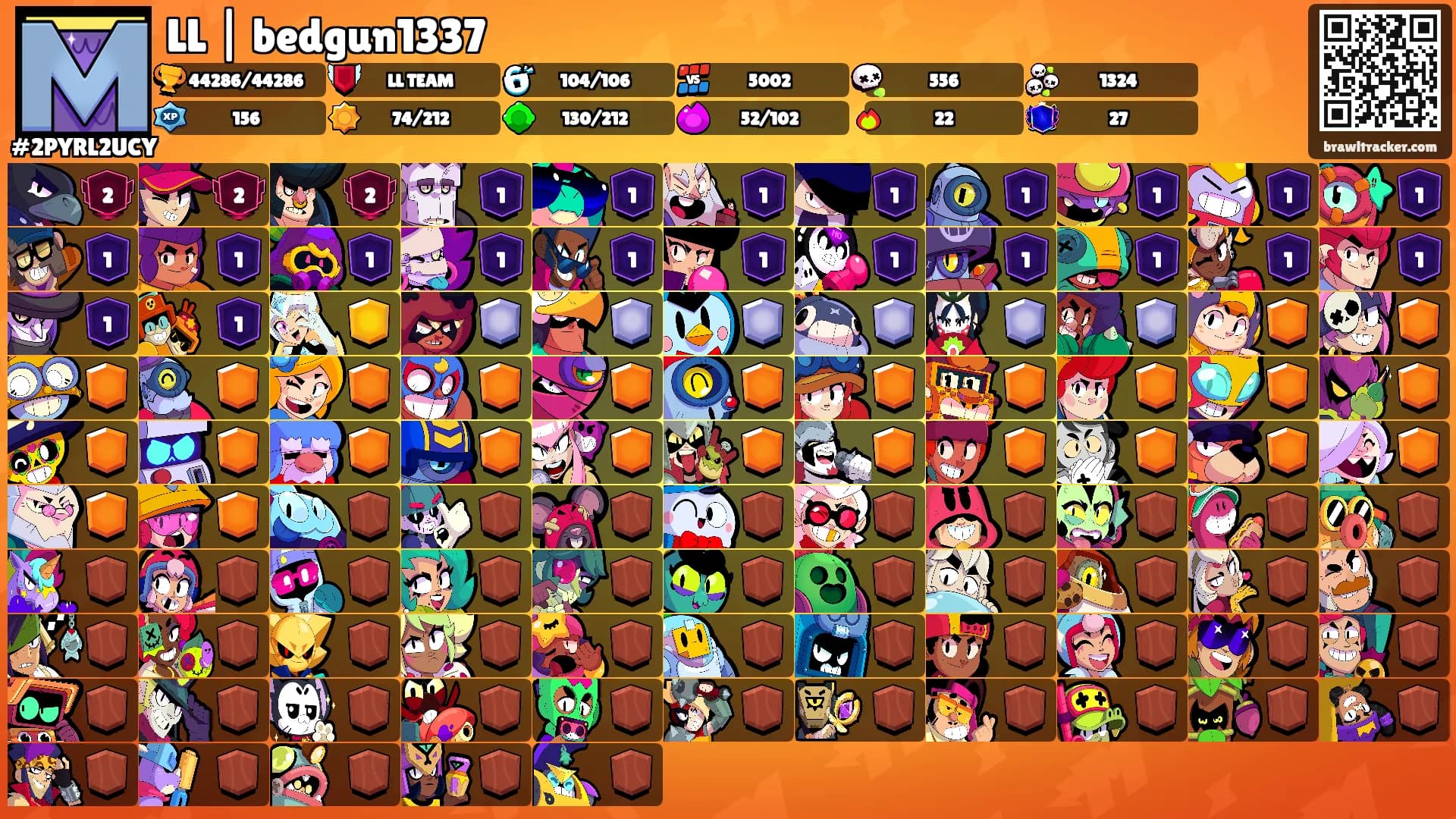 LL | bedgun1337's Ranks