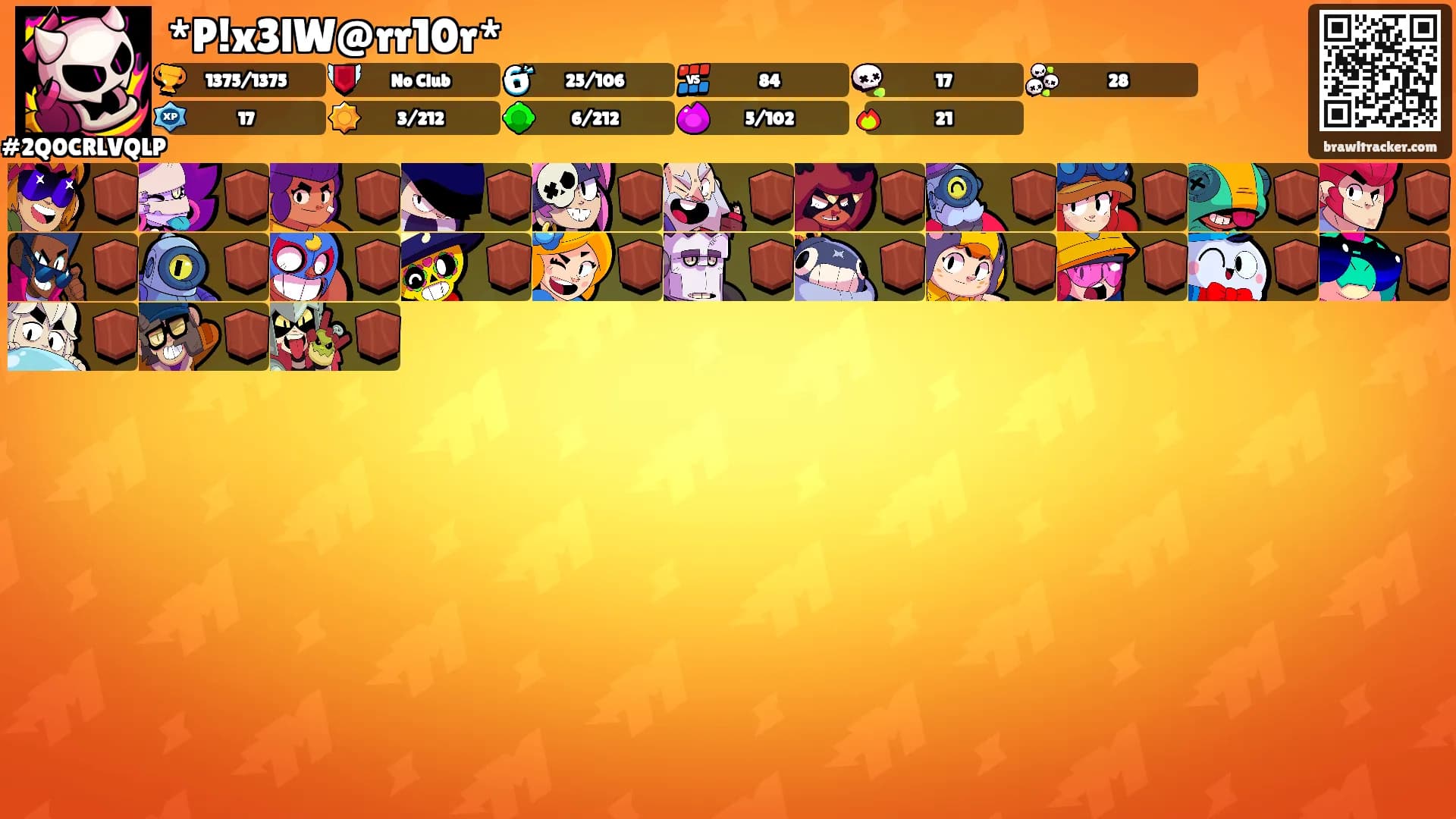 *P!x3lW@rr10r*'s Ranks