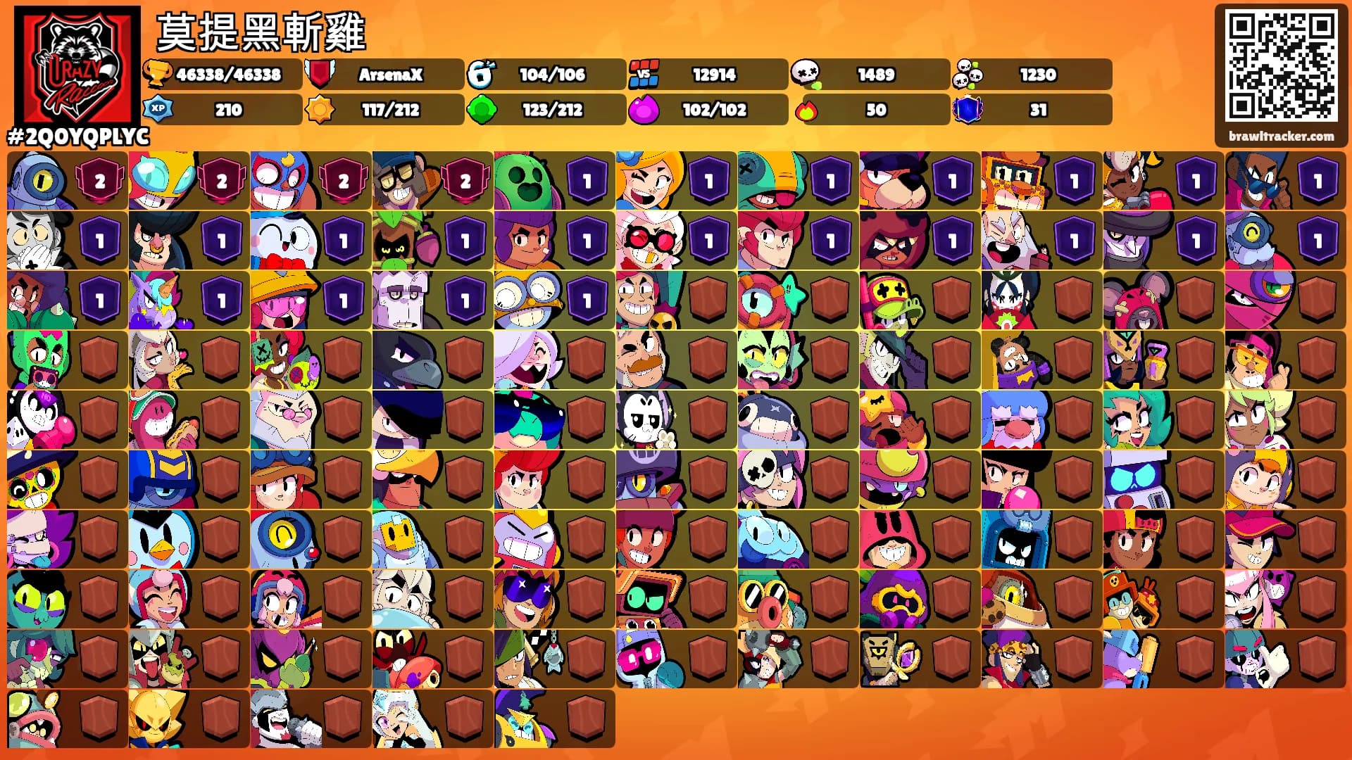 莫提黑斬雞's Ranks